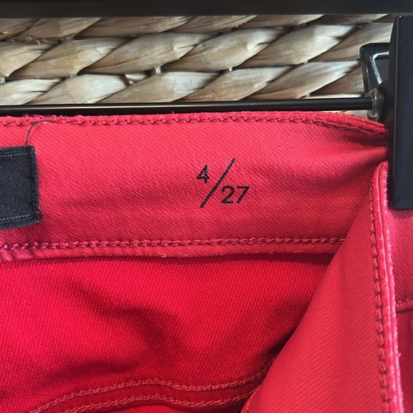 Liverpool Jeans Company Mid-Rise The Skinny Coated Wax Red Jeans, 4 / 27 - Picture 9 of 9